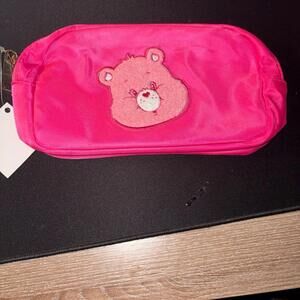 Brand New Pink Care Bears Makeup Bag Pouch